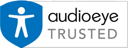 Logo for - audioeye Trusted
